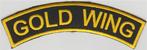 Goldwing stoffen opstrijk patch #2, Motoren, Ophalen of Verzenden, Nieuw