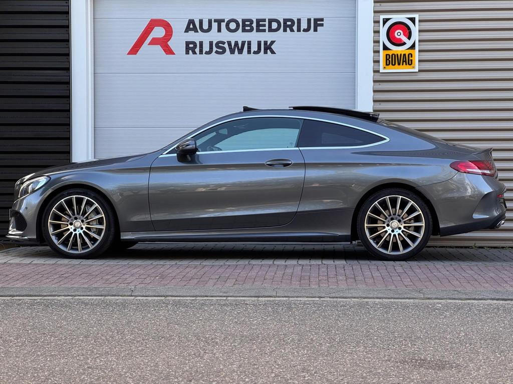 Mercedes-Benz C-klasse Coupé 200 AMG Pano/Burmester/Camera, Auto's, Automaat, 12 maanden, Achterwielaandrijving, Euro 6