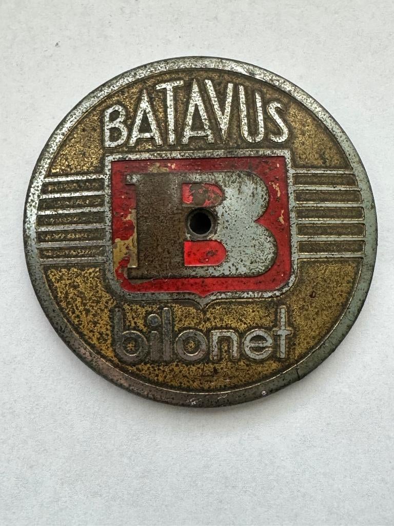 Tankembleem Batavus Bilonet plaatje tank embleem., Verzamelen, Ophalen of Verzenden, Gebruikt, Overige typen