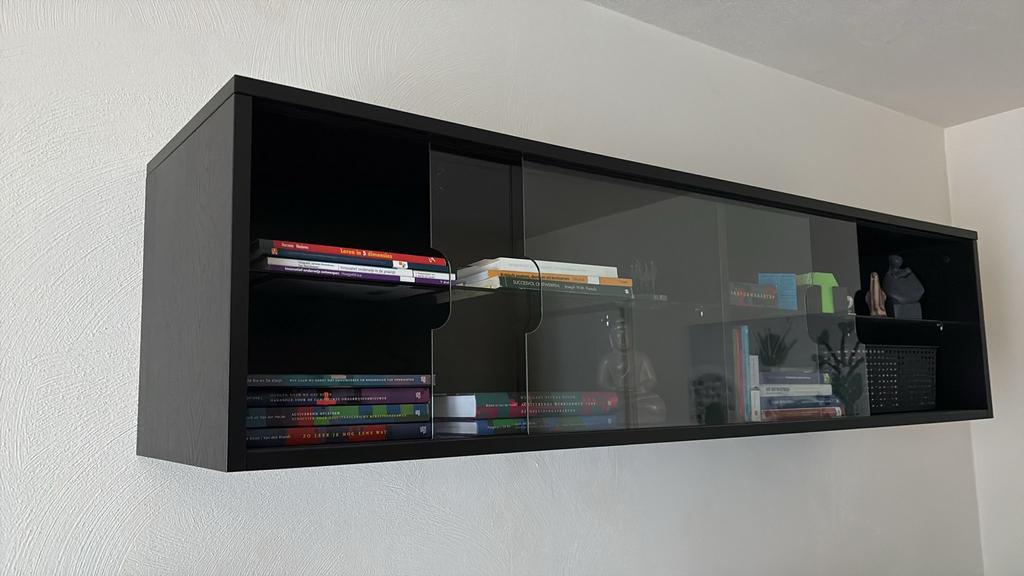 IKEA Galant bovenkast 160x40cm met glazen schuifdeuren, Ophalen, Zo goed als nieuw