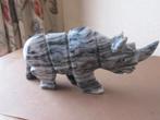 Rhino Bull marmer gesculpteerd - paperweight, Verzenden