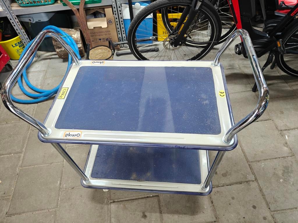 Ekmo Etagewagen 120kg - Handige Transportkar rolkar rolwagen, Doe-het-zelf en Verbouw, Transportwagens, Ophalen, Nieuw, Transportkar
