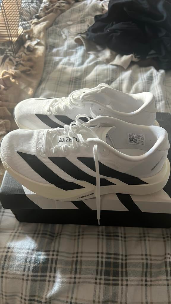 Adidas adizero evo sl, Ophalen, Zo goed als nieuw, Hardloopschoenen, Adidas