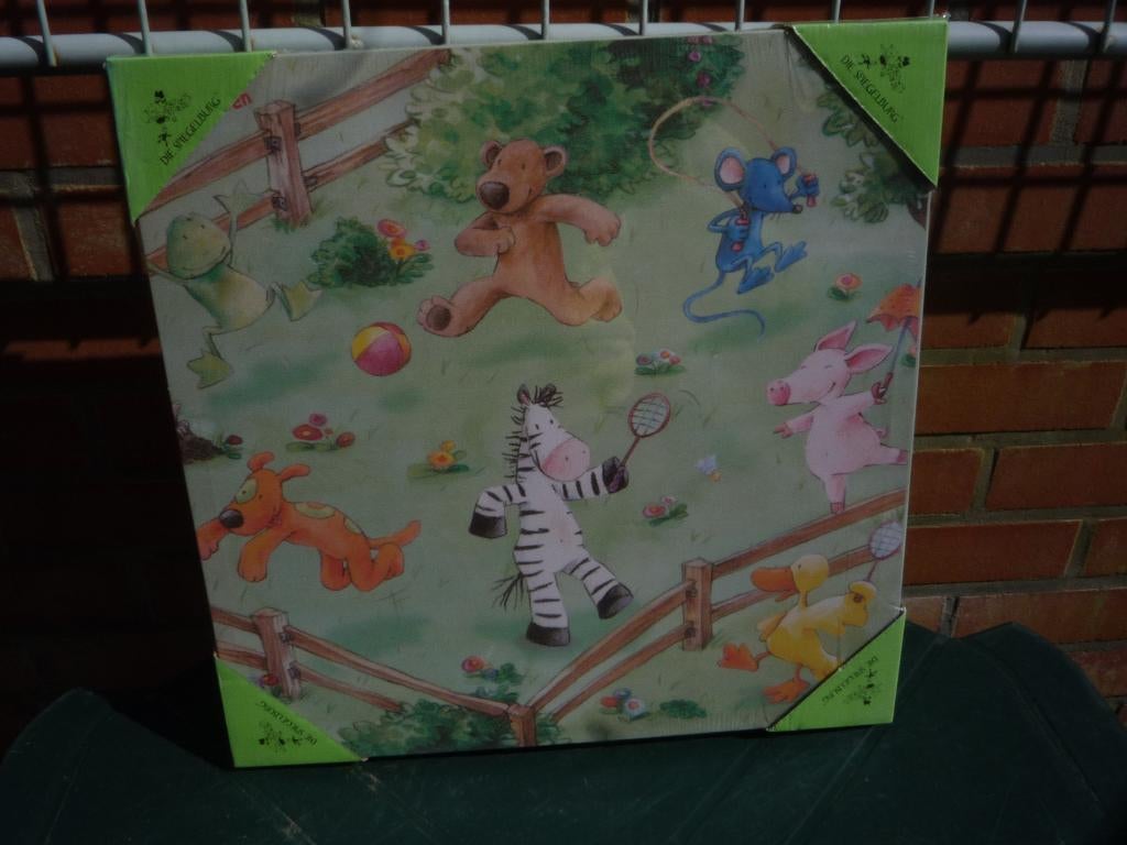 2 canvasdoeken kinderkamer, Ophalen of Verzenden, Zo goed als nieuw, Wanddecoratie