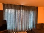 Mooie Oranje en Blauwe Gordijnen - MOET WEG, Huis en Inrichting, Ophalen, Gebruikt, Blauw, 200 cm of meer