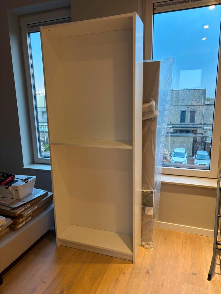 IKEA Billy kast wit, Huis en Inrichting, Kasten | Boekenkasten, Gebruikt, 50 tot 100 cm, 200 cm of meer, 25 tot 50 cm, Met plank(en)