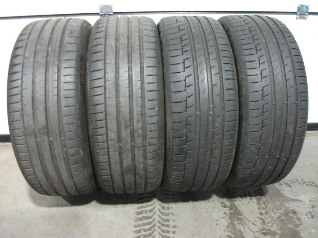 4 x 225/45 19" continental/falken zomerbanden 4 x 6mm!, Ophalen, 18 inch, Gebruikt, Banden en Velgen