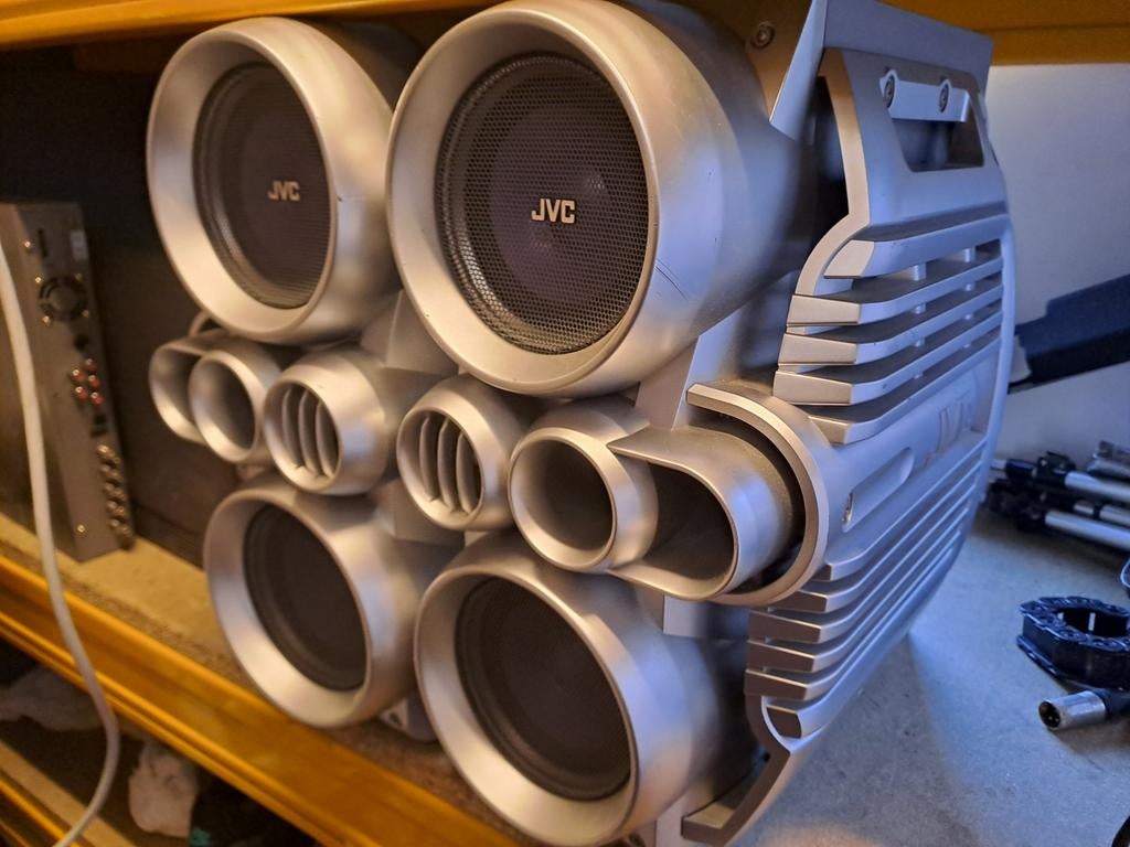 JVC SP-HDGX7 speakers, Audio, Tv en Foto, Luidsprekers, Gebruikt, JVC, Ophalen of Verzenden, 120 watt of meer