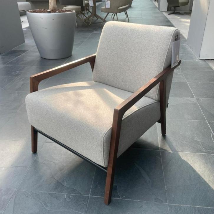 Harvink Fauteuil Splinter, Huis en Inrichting, Fauteuils, Nieuw, Stof, 50 tot 75 cm, 75 tot 100 cm, Ophalen
