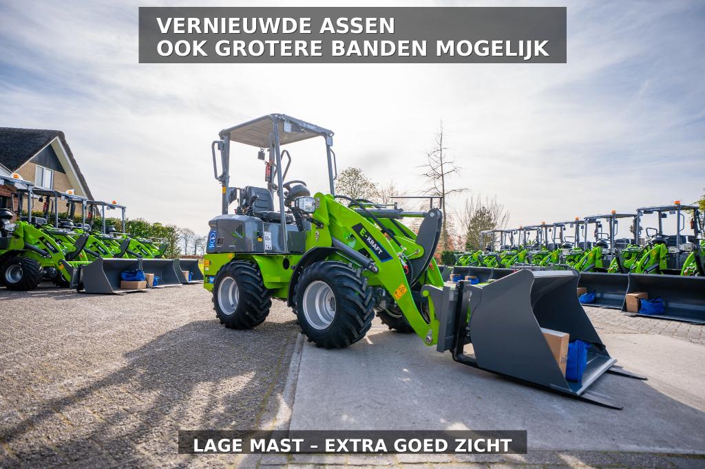 E-Kraft elektrische shovel minishovel wiellader 2026 model!!, Ophalen, Wiellader of Shovel