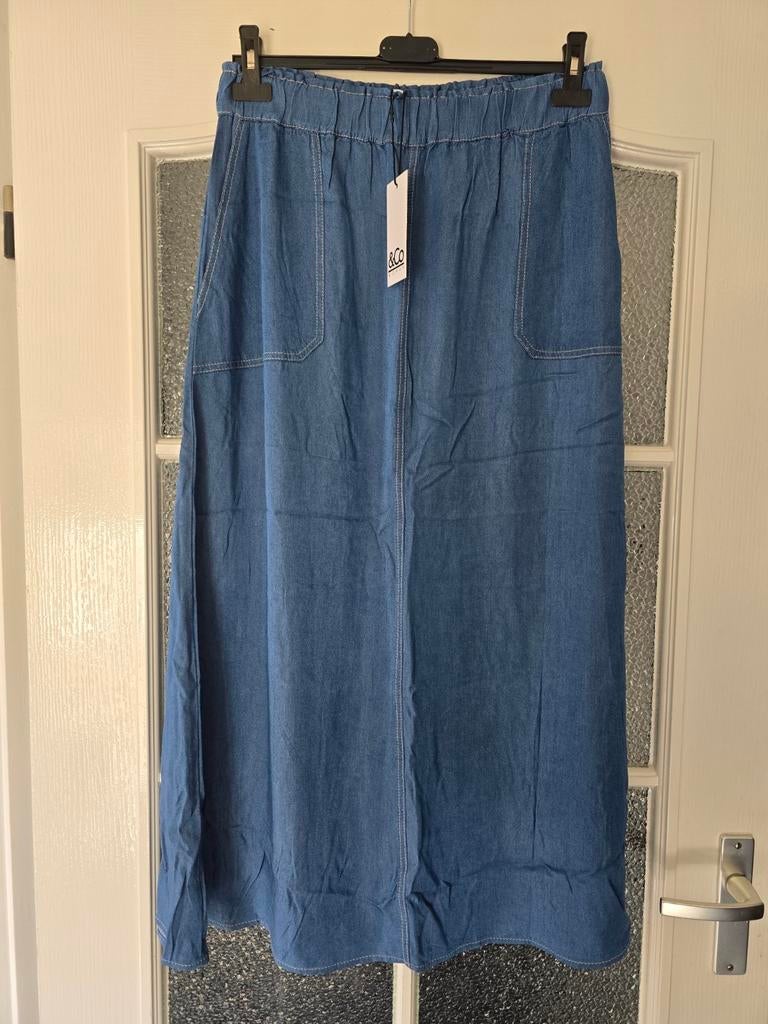 Nieuw &co woman andcowoman and cowoman M Rok spijker, Maat 38/40 (M), Blauw, Nieuw, Ophalen of Verzenden