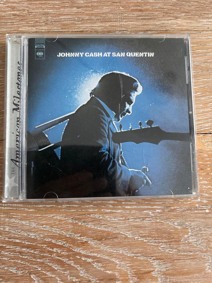 Johnny Cash - At San Quentin CD (American Milestones), Cd's en Dvd's, Cd's | Pop, Gebruikt, 1960 - 1969, Ophalen of Verzenden