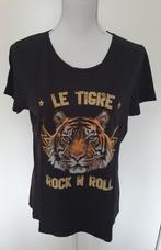 Jazlyn zwart T-shirt met tijgerkop maat XL, Kleding | Dames, Jazlyn, Zwart, Maat 46/48 (XL) of groter, Ophalen of Verzenden