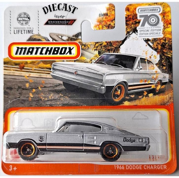 Matchbox 1966 Dodge Charger  (70 years special edition ), Hobby en Vrije tijd, Modelauto's | Overige schalen, Nieuw, Auto, Ophalen