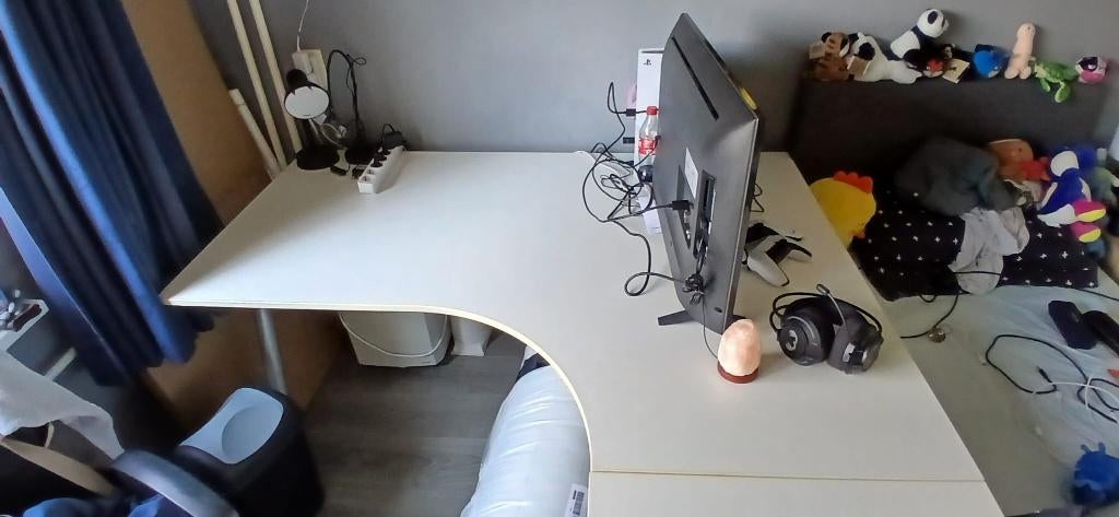 Werktafel/ Bureautafel, Huis en Inrichting, Bureaus, Gebruikt, Hoekbureau, IKEA, 60 cm
