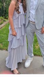 Mooie lange gala lila jurk, 1x gedragen, Ophalen of Verzenden