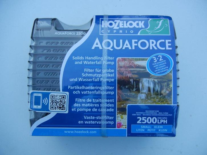 Hozelock Aquaforce 2500 vijverpomp, Tuin en Terras, Vijver-toebehoren, Nieuw, Vijverpomp, Ophalen of Verzenden