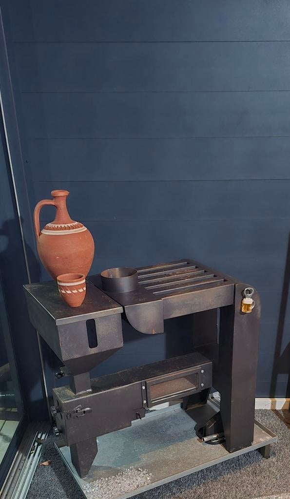 Pallet kachel, Ophalen of Verzenden, Zo goed als nieuw