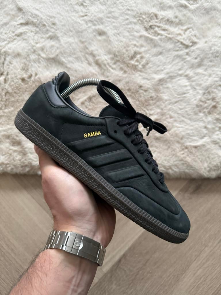 Adidas samba nubuck black 39 1/3, Ophalen of Verzenden, Zwart, Sneakers of Gympen
