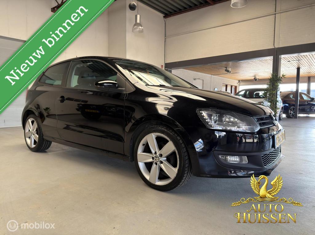 Volkswagen Polo 1.2 TSI Highline Cruise Alcantara PDC 6Bak, Voorwielaandrijving, Euro 5, Zwart, 988 kg