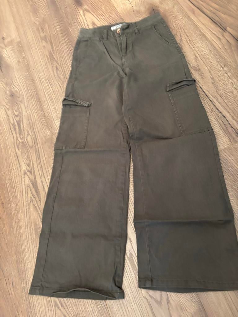 García cargo broek taupe - Maat 140, Ophalen of Verzenden, Gebruikt, Meisje, Broek