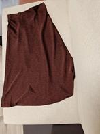 Elegante bruin/zwarte rok met dierenprint, Kleding | Dames, Bruin, Knielengte, Ophalen, Maat 38/40 (M)