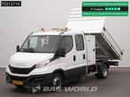 Iveco Daily 35C14 Kipper met Kist Dubbel Cabine 3,5t Trekhaa, Auto's, Stof, Gebruikt, Euro 6, Iveco