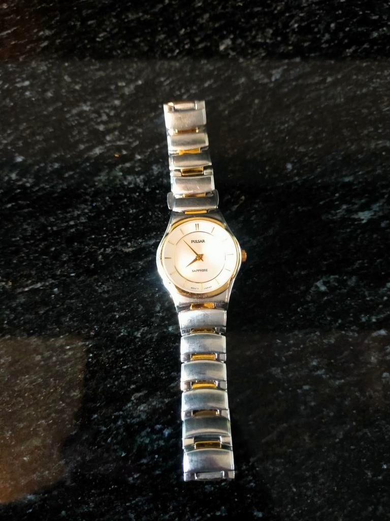 Pulsar  Sapphire dameshorloge goede staat, Sieraden, Tassen en Uiterlijk, Horloges | Dames, Ophalen of Verzenden, Staal, Overige merken