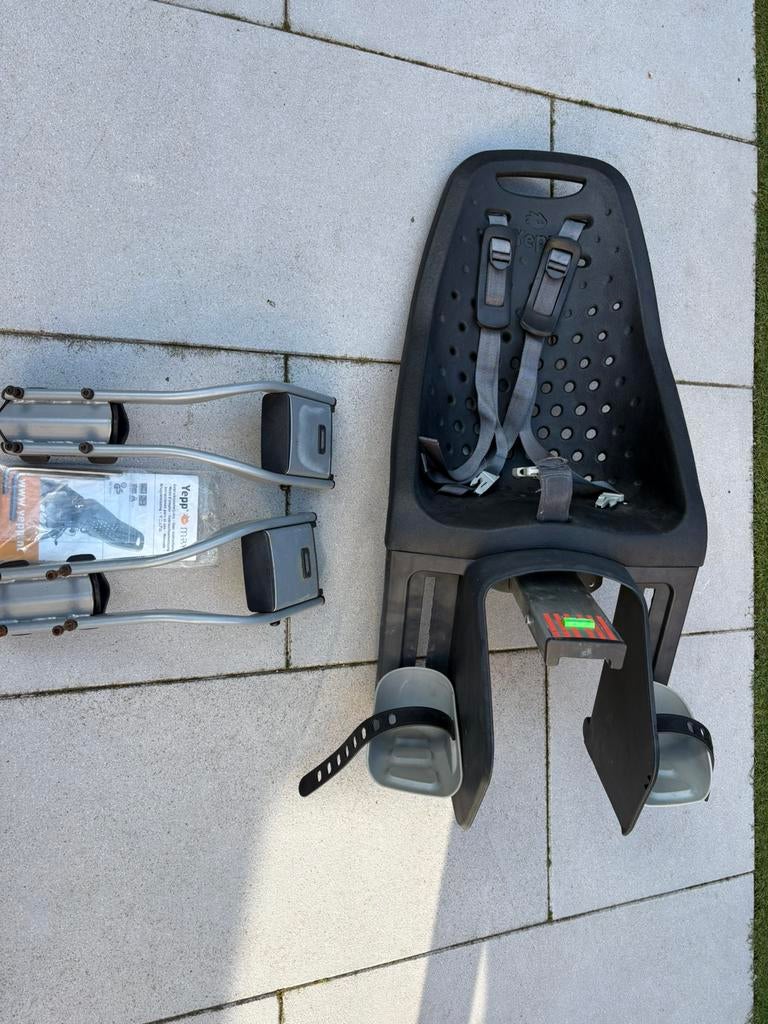 Yepp maxi achterzitje - Zwart, Achterzitje, Ophalen, 15 t/m 25 kg, Gebruikt