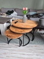 Mooie set van drie salontafels te koop, Ophalen, Laminaat
