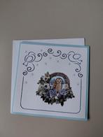 Handgemaakte kaart met bloemen en uil, Ophalen of Verzenden, Nieuw, Overige thema's