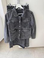 Mooie spijker jas en rok. Maat 38-40., Ophalen of Verzenden, Zo goed als nieuw, Maat 38/40 (M), Blauw