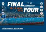 2 VIP kaarten bekerfinale waterpolo KNZB 19 april, Twee personen, Ticket of Toegangskaart