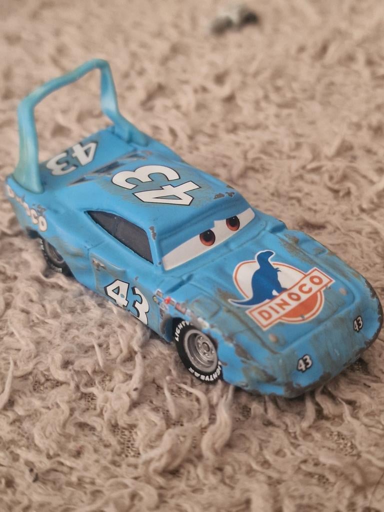 Disney pixar cars mattel damaged king, Ophalen of Verzenden, Overige typen