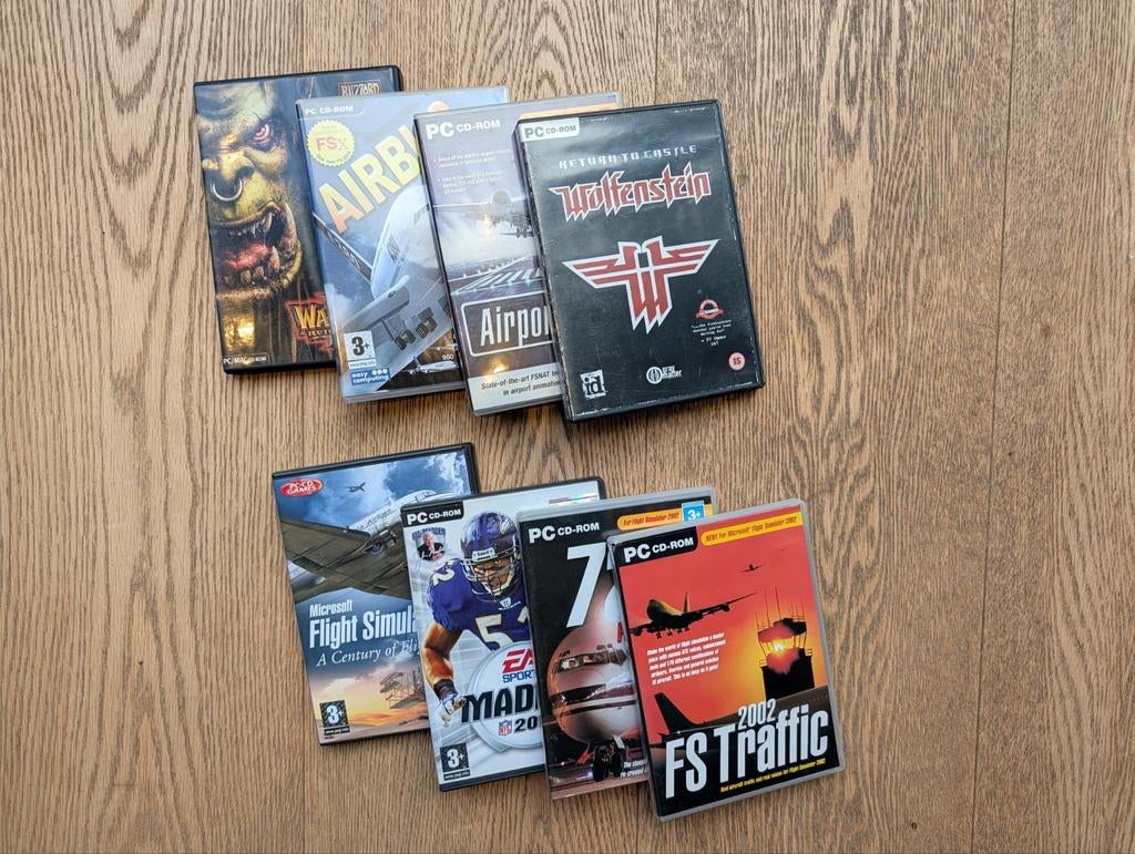 Verzameling PC spellen, Ophalen, 1 speler, Zo goed als nieuw, Vanaf 12 jaar