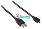 USB kabel, USB-Micro USB, Micro USB kabel, 200cm lang, Nieuw, Info@marbeco.nl, Valueline, Ophalen of Verzenden