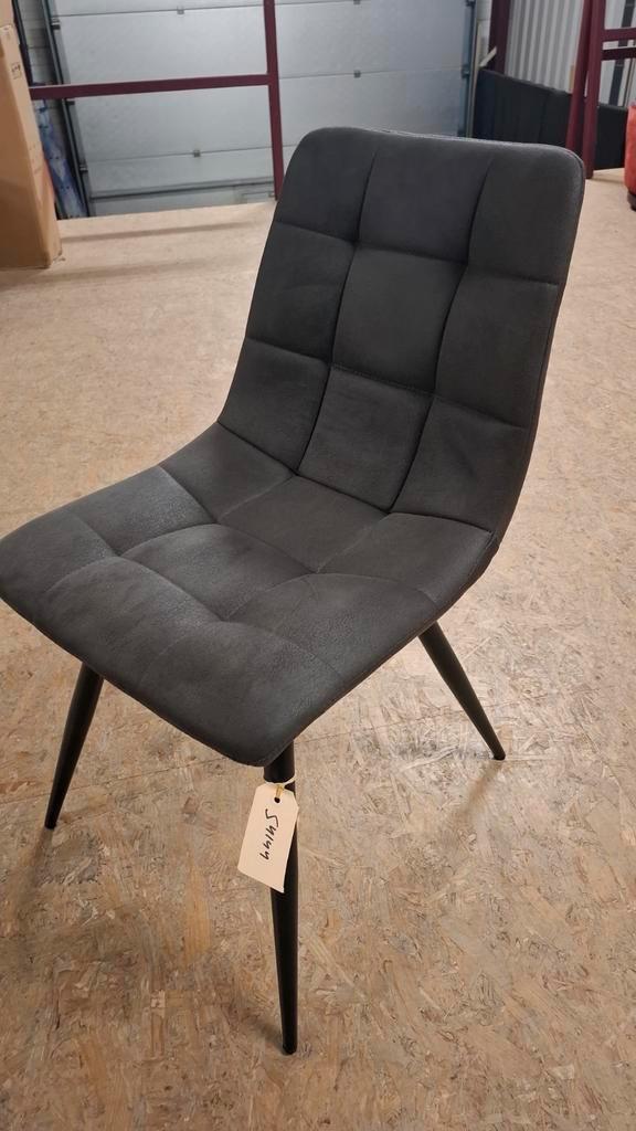 11 trendy velvet industriële school eetkamer horeca stoelen, Huis en Inrichting, Stoelen, Vijf, Zes of meer stoelen, Grijs, Ophalen of Verzenden