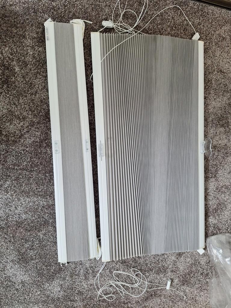 Veneta plissé gordijnen 2 stuks, Ophalen of Verzenden