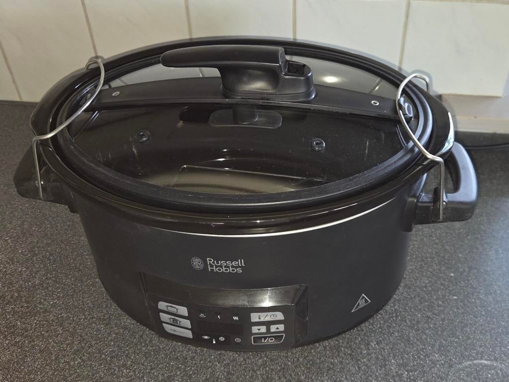 Russell Hobbs Slowcooker 25630-56 - Zwart, Witgoed en Apparatuur, Slowcookers, Ophalen of Verzenden, Gebruikt