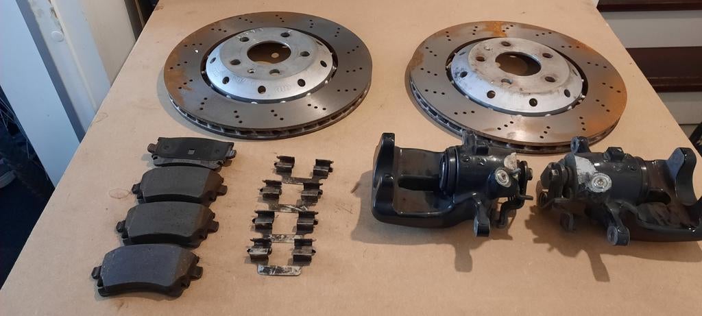 Audi RS4 8E B7 OEM BBK complete remmenset achter, Auto-onderdelen, Remmen en Aandrijving, Ophalen of Verzenden, Gebruikt, Seat