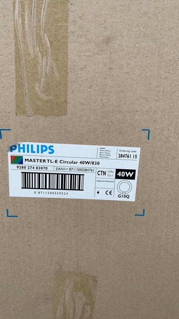 Philips G10q 40W TL-E Circular Super80 Lamp - Nieuw, Ophalen, ., Nieuw, Ronde tl lamp