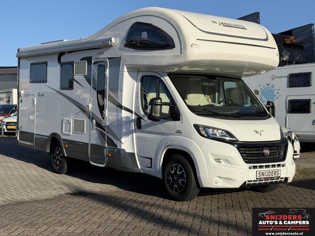 Mobilvetta Kea M76 lengte en alkoof bed 2x airco, Caravans en Kamperen, Campers, Overige merken, Alkoof, Achteruitrijcamera, Luifel