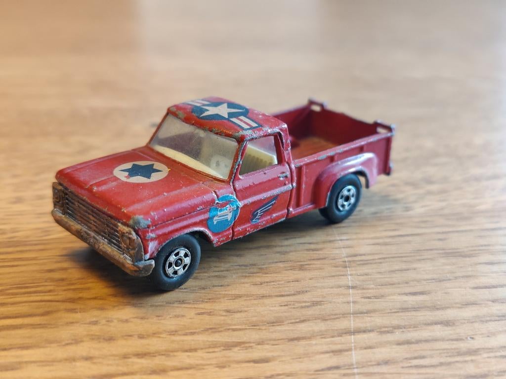 Matchbox Ford Pickup ROOD, Ophalen of Verzenden, Zo goed als nieuw, Auto