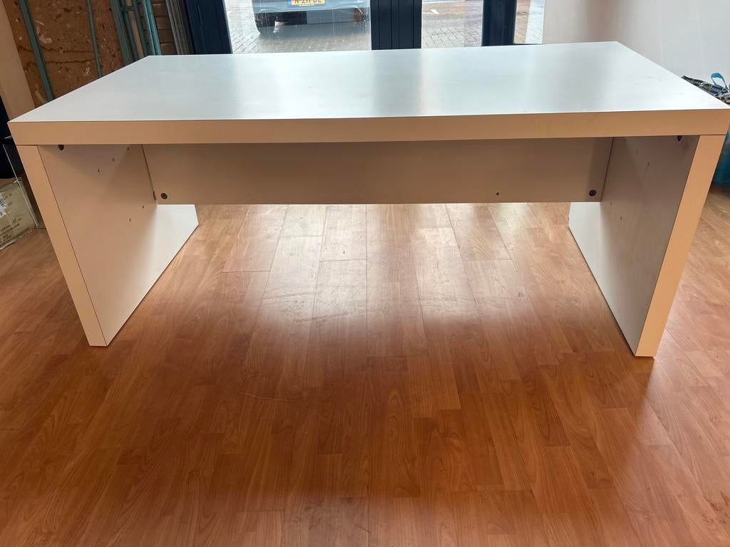 Wit Bureau / Balie, Huis en Inrichting, Bureaus, Ophalen, Gebruikt, Bureau