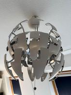 IKEA PS 2014 Hanglamp - Wit/Zilver, uitschuifbaar, Huis en Inrichting, Lampen | Hanglampen, Ophalen, Zo goed als nieuw, Kunststof