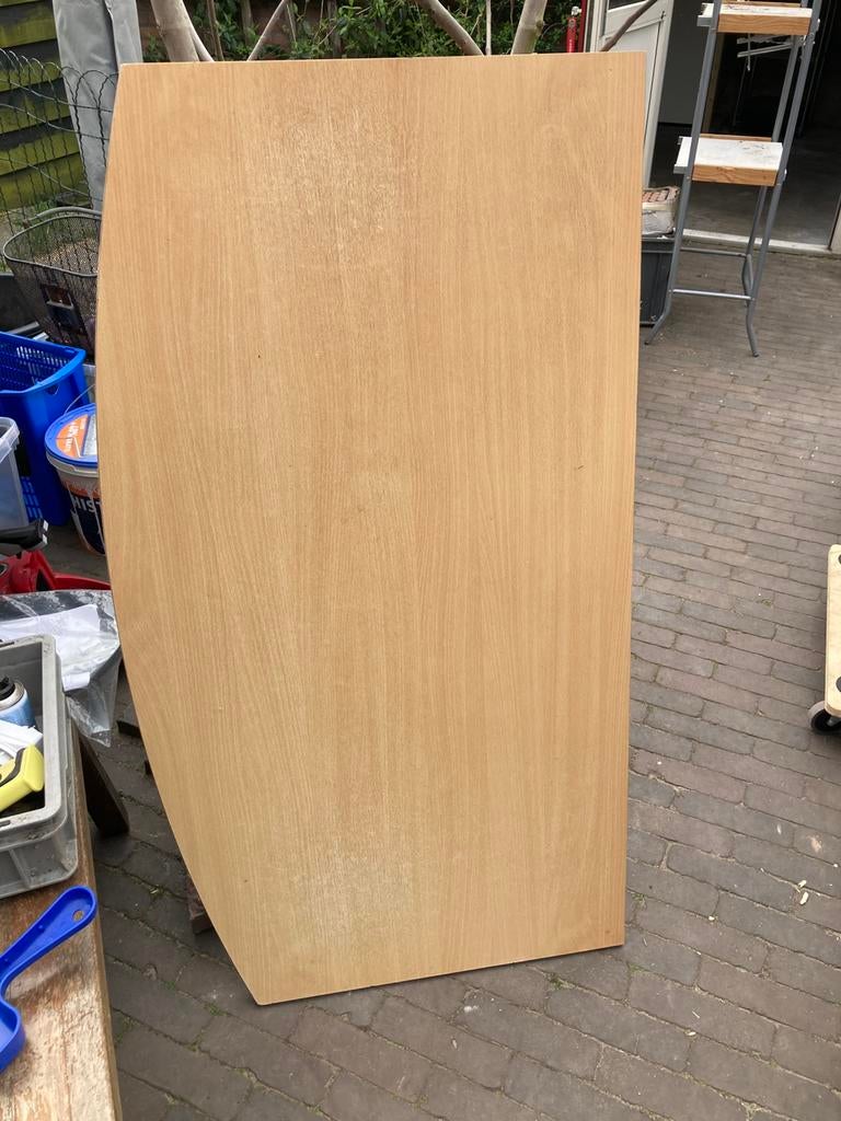 Tafel of Bureau blad, gebruikt, Doe-het-zelf en Verbouw, Platen en Panelen, Ophalen, Gebruikt, Hout, 20 tot 50 mm