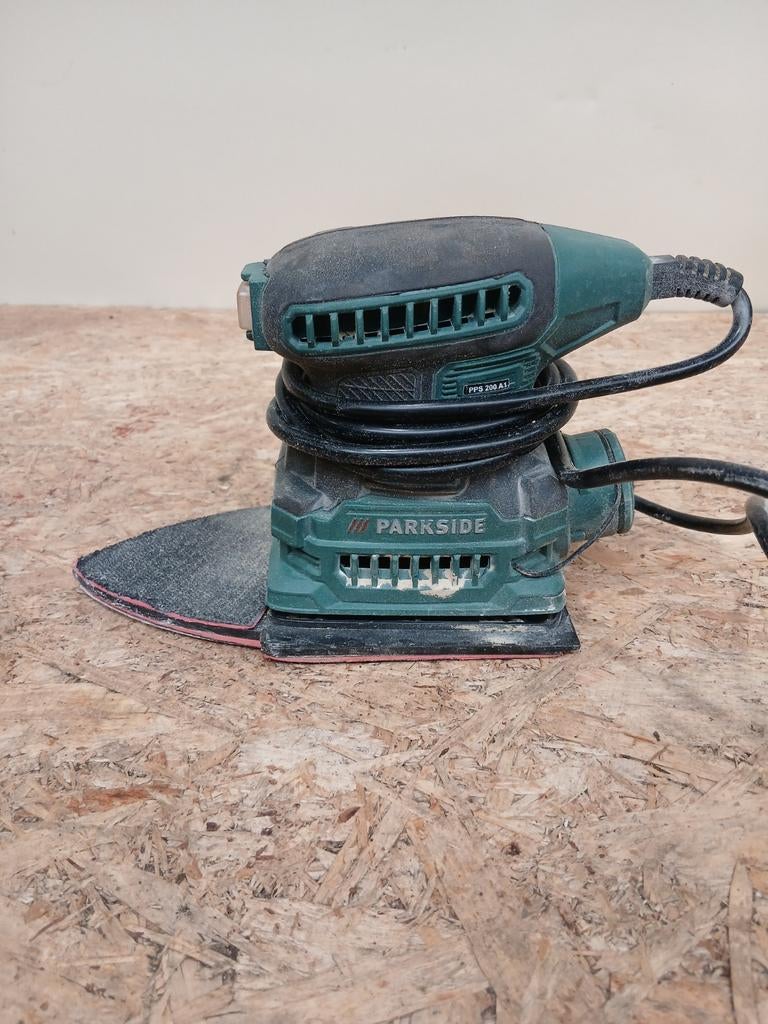 Parkside Vlakschuurmachine PPS 200 A1 - Gebruikt, Ophalen of Verzenden