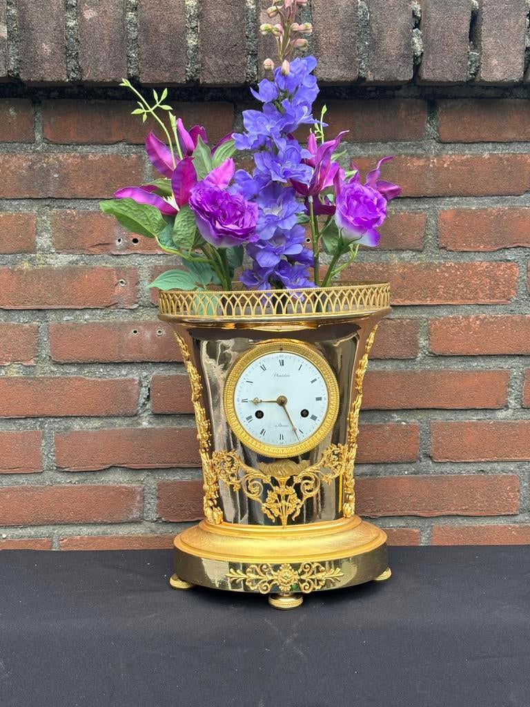 Empire vaaspendule, Antiek en Kunst, Antiek | Klokken, Ophalen of Verzenden