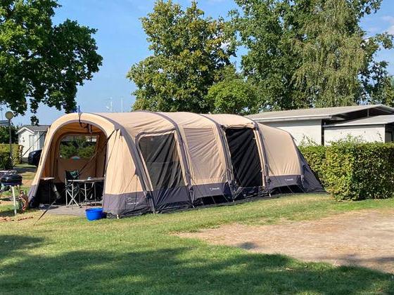 Bardani airspace 380tc opblaastent in nieuwstaat!!!, Caravans en Kamperen, Tenten, Ophalen, Zo goed als nieuw, Tot en met 5