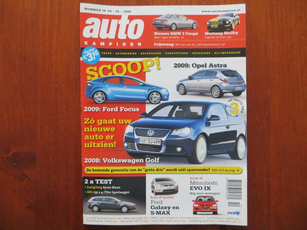 Autokampioen 10 2006 Epica, Continental GTC, 2CV, Shelby S8, Ophalen of Verzenden, Nieuw, Citroën